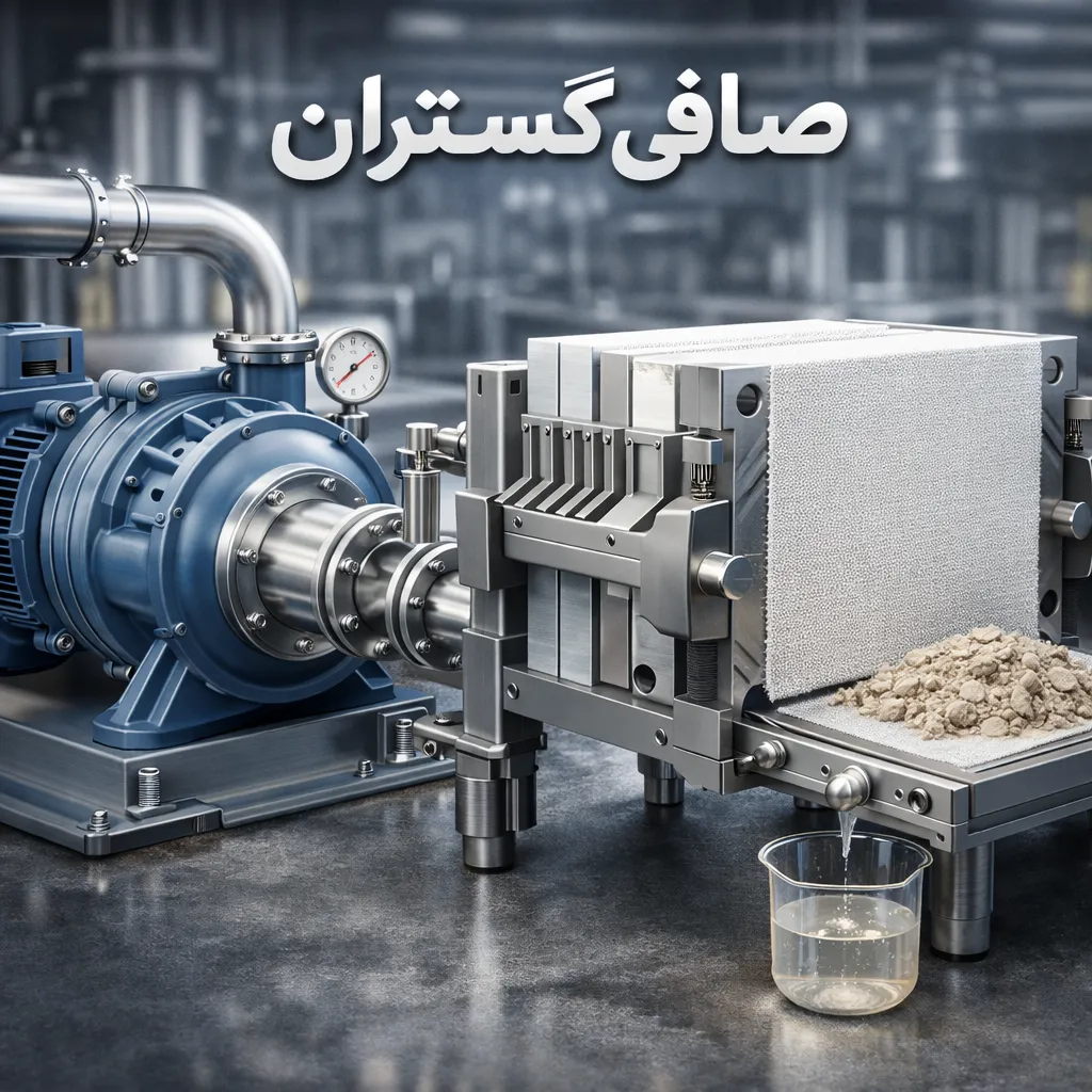 نقش فشار پمپ در کیفیت کیک فیلتر