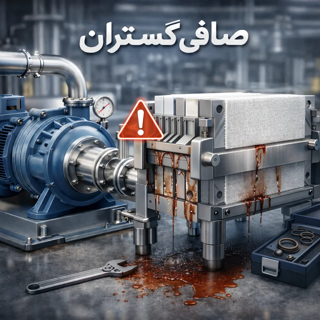 نشتی فیلترپرس