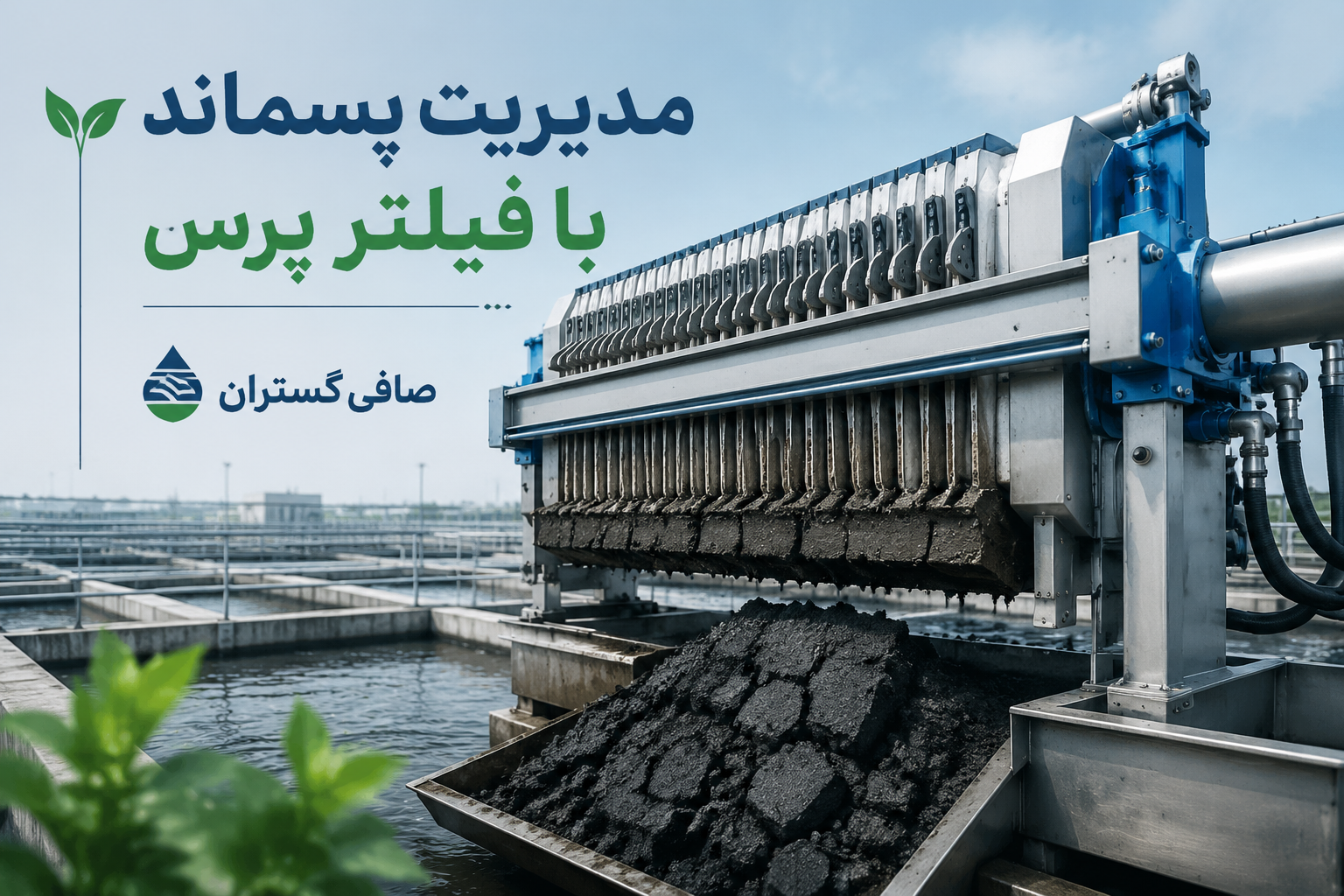 پسماند با فیلتر پرس